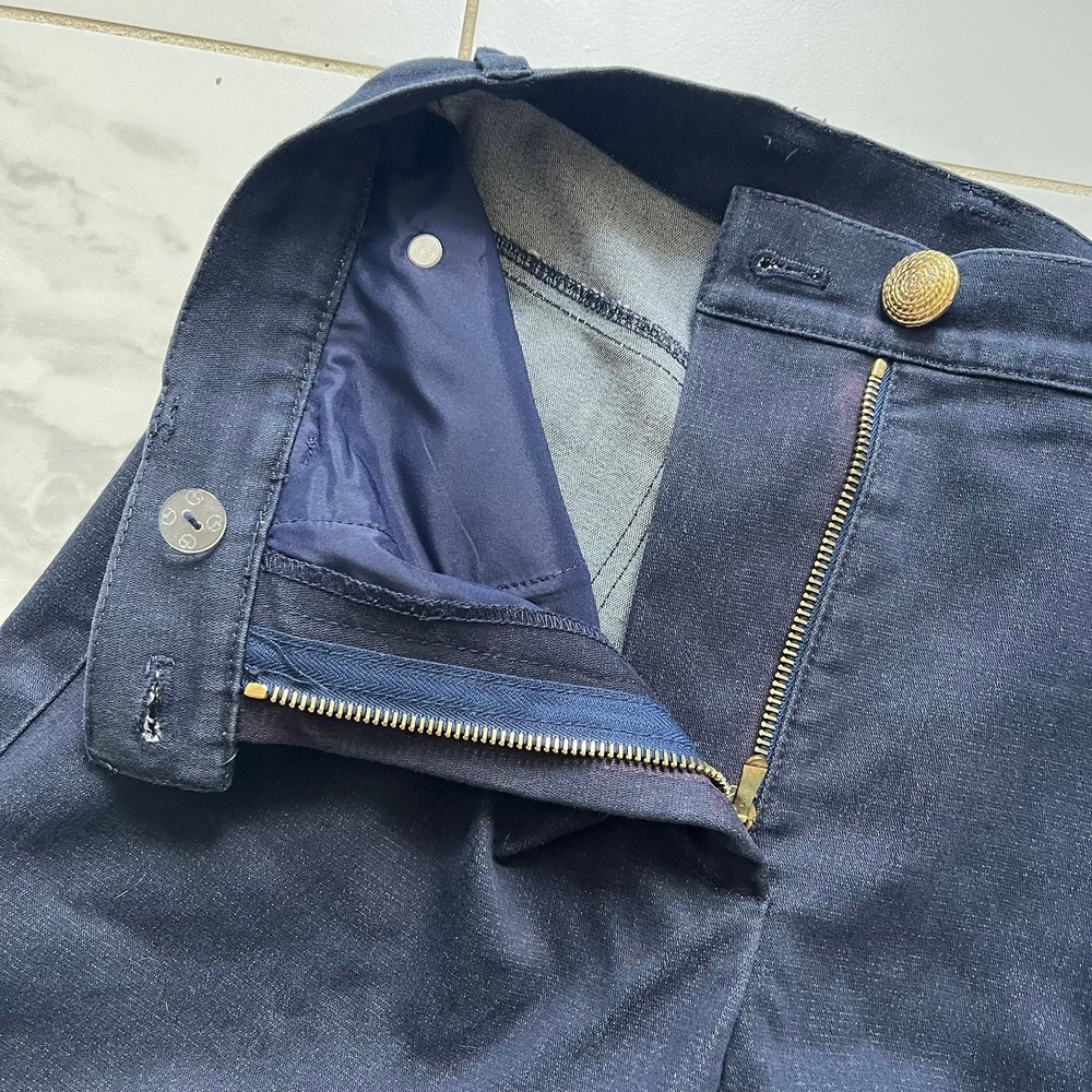 Vintage St John Sport High Rise Straight Leg Stretch Jeans Dark Wash Sz 0 - Picture 7 of 9